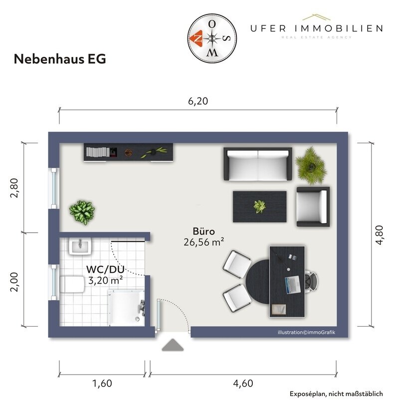 Grundriss Nebenhaus EG