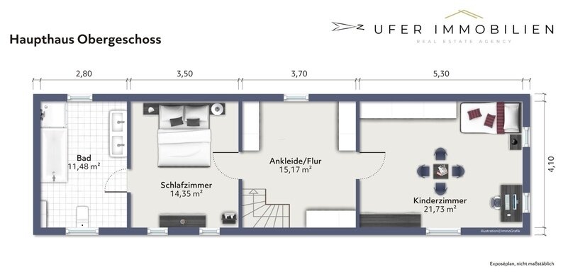 Grundriss Haupthaus OG