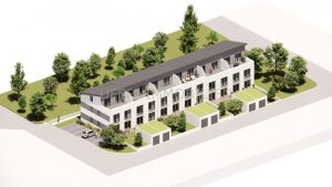 Visualisierung Reihenhäuser