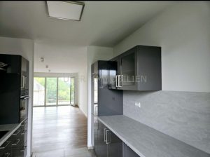 Blick Küche ins Wohnzimmer