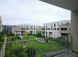 Blick Balkon Küche