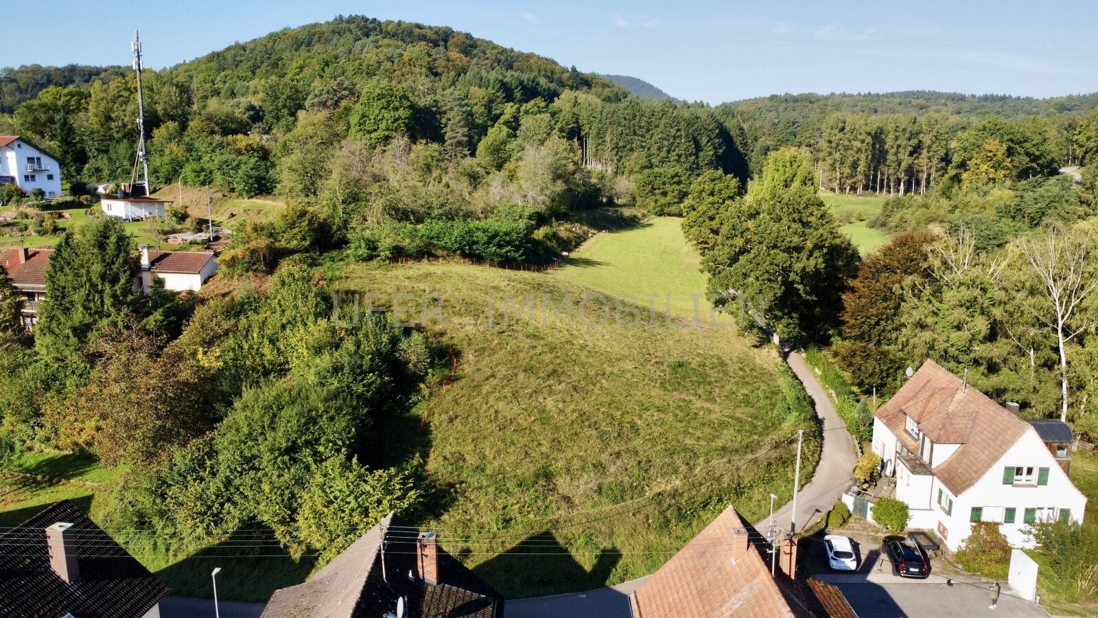 Drohnenaufnahme Grundstück