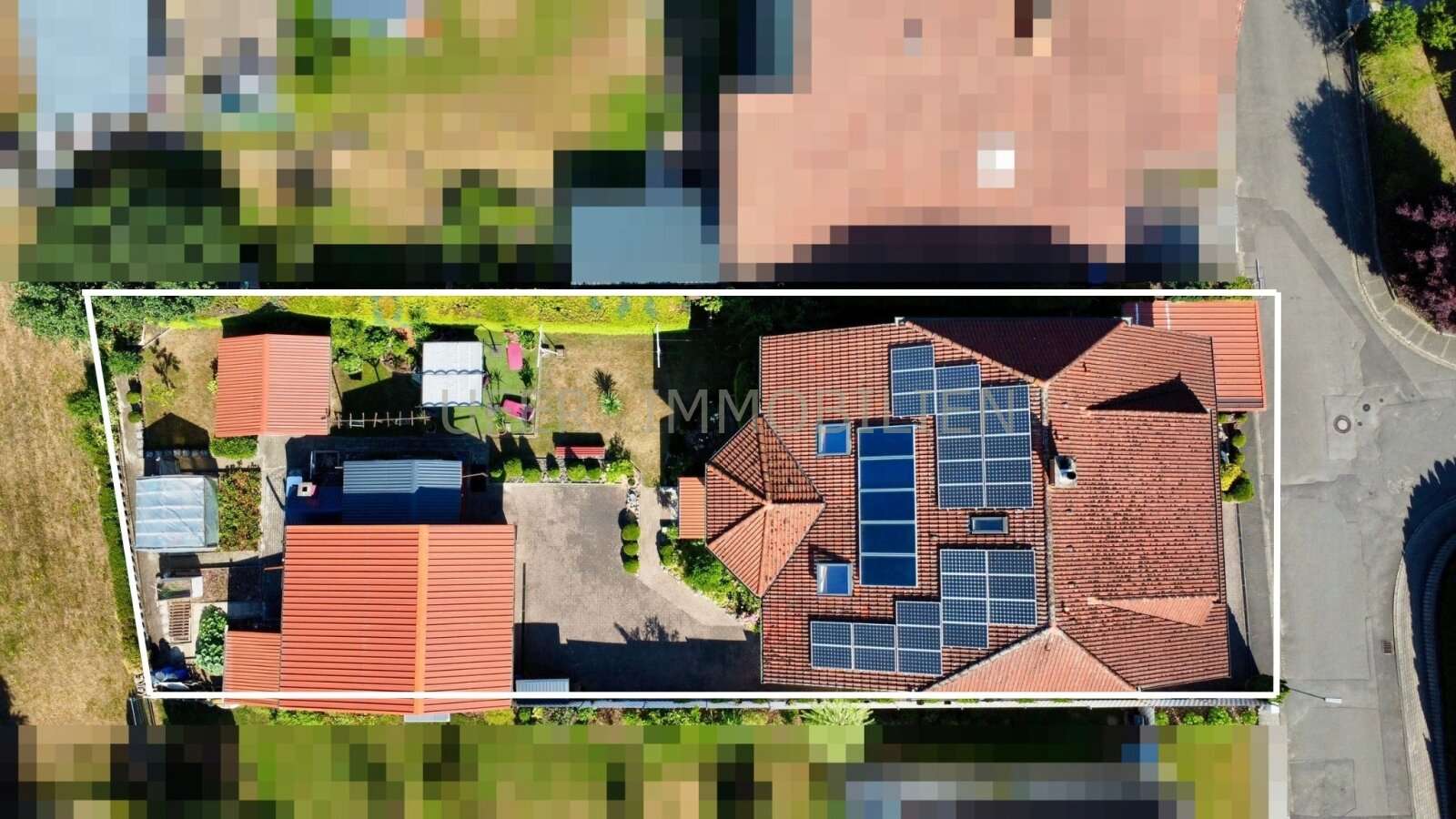 Luftaufnahme Grundstück