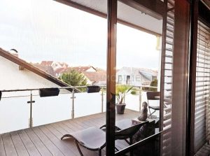 Terrasse Blick vom Wohn-Essber