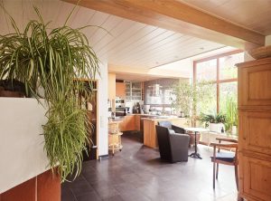 Blick vom Wohnbereich