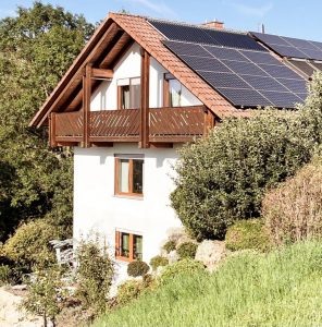 Blick auf das Haus