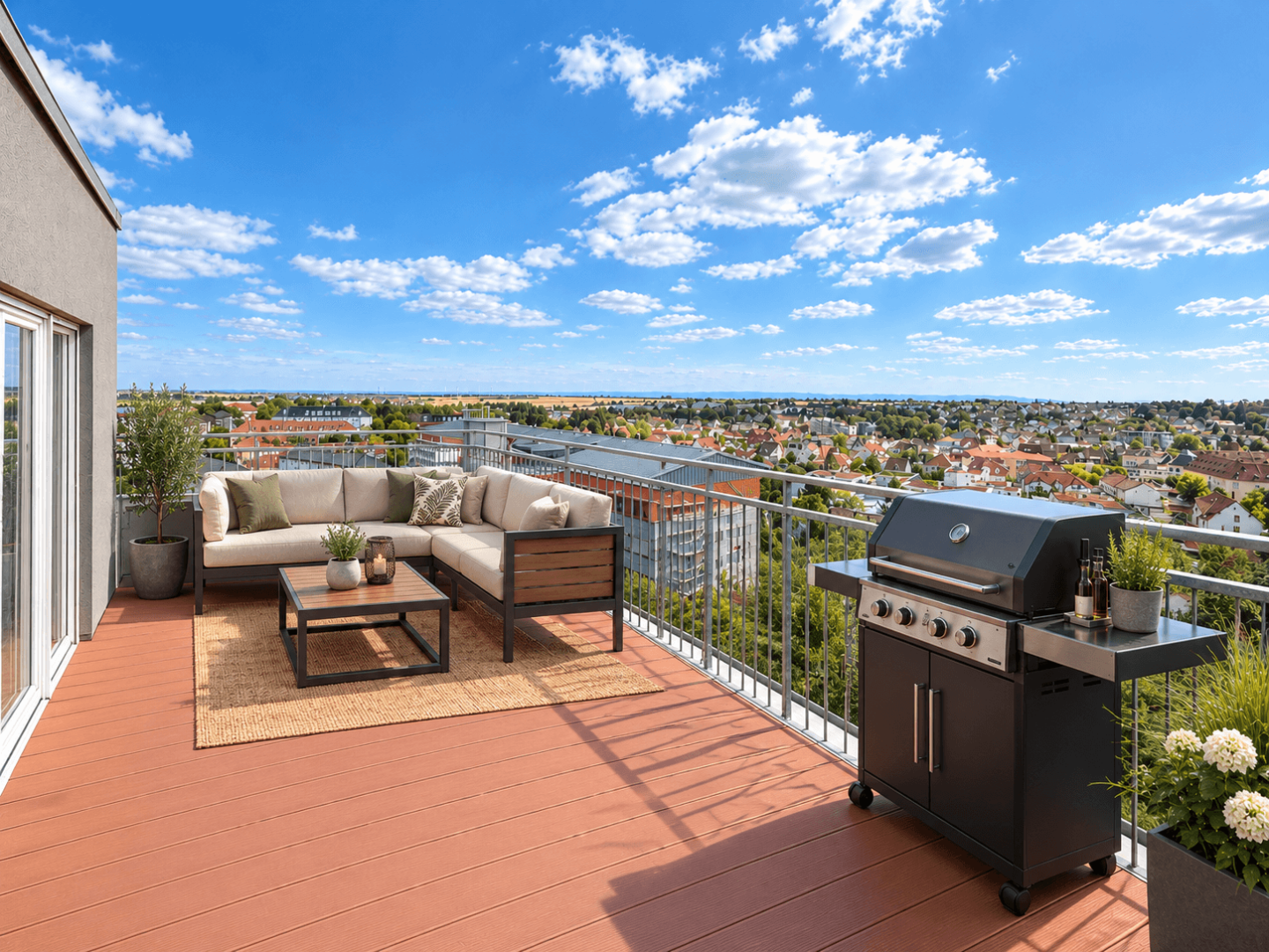 Terrasse mit KI eingerichtet - Bild 1