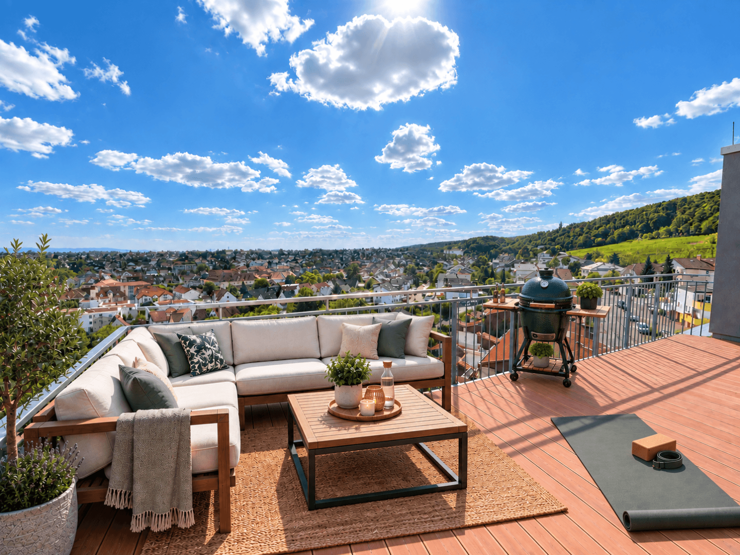Terrasse mit KI eingerichtet - Bild 2